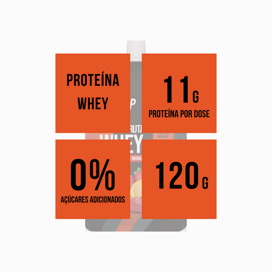 Saqueta Fruta Com Whey 120G